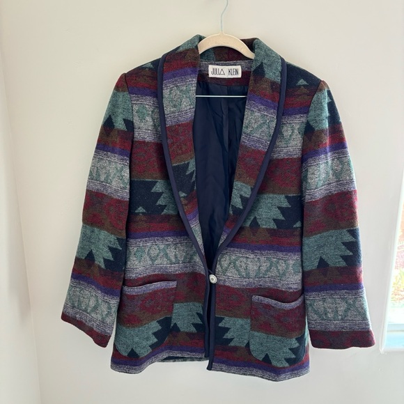 Julia Klein Vintage Southwestern Blazer - Picture 3 of 10